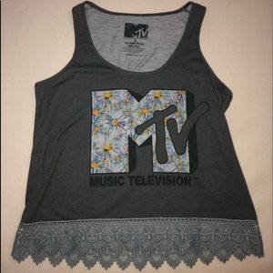 Gray MTV tank top